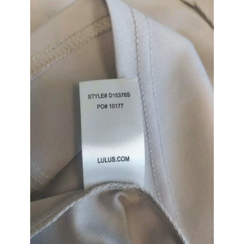 Lulu's Forevermore Gray Halter Skater Dress Size XSmall - Picture 10 of 16